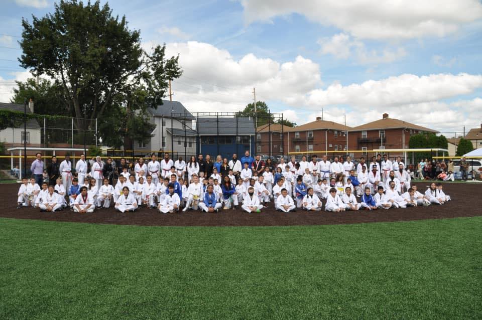 ZENTAI students, coaches, and families gathered together as a community