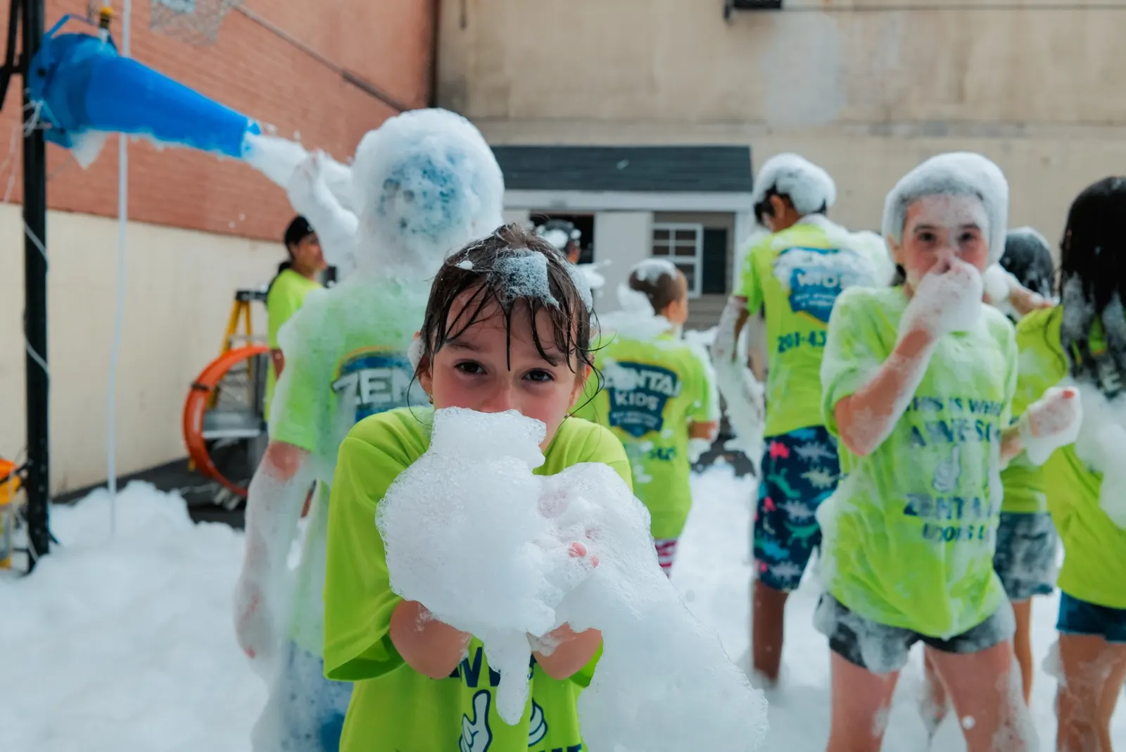 ZENTAI Summer Camp foam party fun