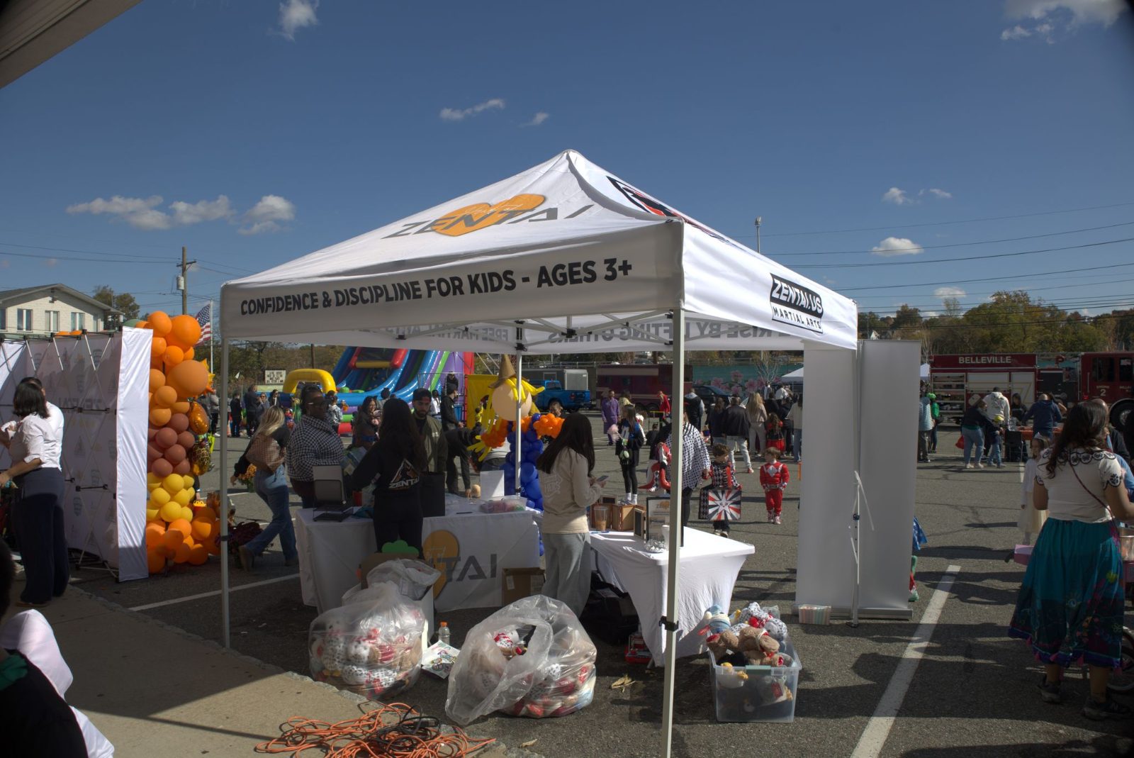 ZENTAI tent at the Fall Fest